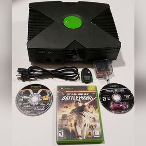 Microsoft Xbox Original Console (Refurbished) 10GB Tested 24hrs–Read Description